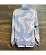 99 Jane Street Sweater 2X Acrylic Y2K Swirls Lavender Boho Girl Grundy C... - $15.99 CAD