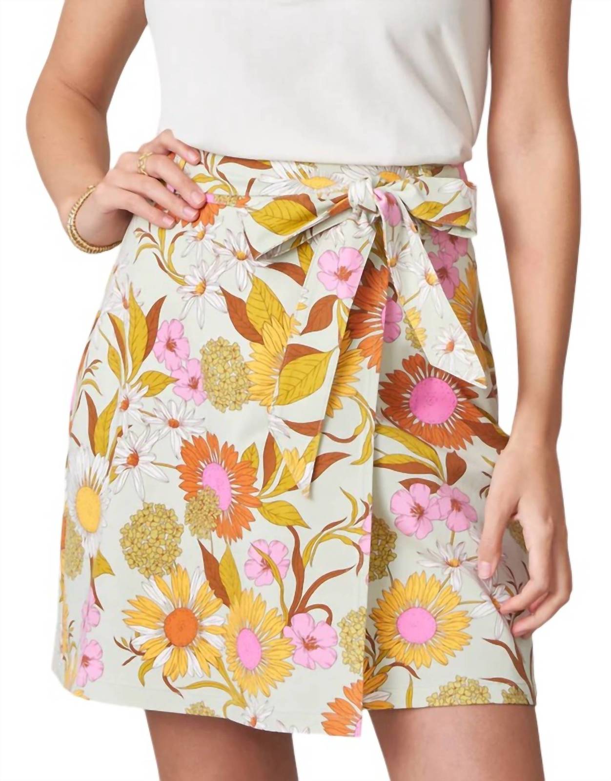 Spartina 449 linden skirt heywards rate in Gerber Daisies