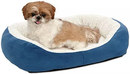 MidWest Quiet Time Boutique Cuddle Bed for Dogs Blue Small - 1 count MidWest Qui - £51.54 GBP
