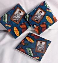 Seinfeld Tile Coaster for Drinks, Set Of 3 Good Condition - £15.61 GBP