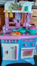 Fisher Price 2003 Girls Kids Food Kitchen Oven Sink Stove Play Set With Box - £55.66 GBP