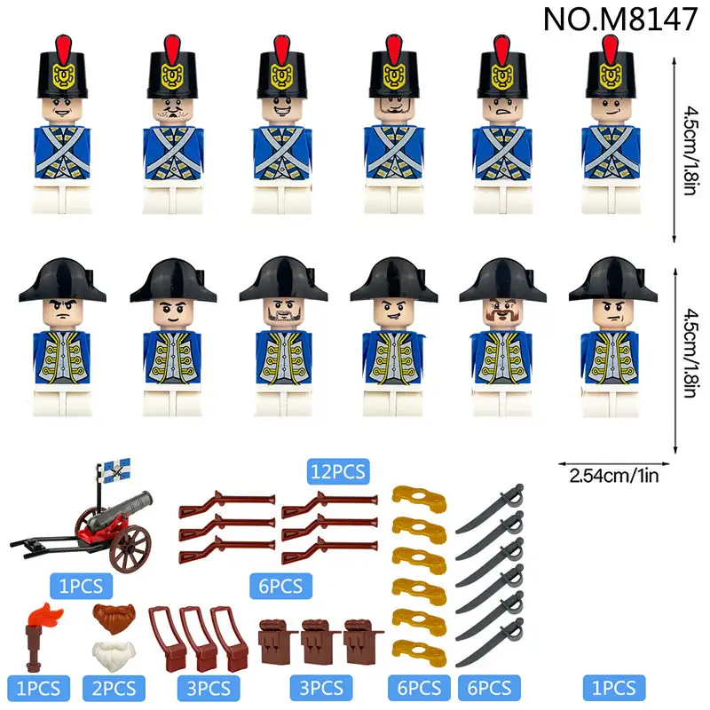 M8147 Hot Imperial Army Series 12pcs/set Building Blocks Mini Action Figures Edu - $18.11