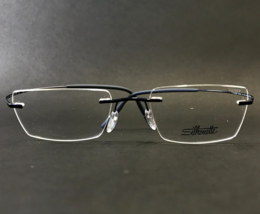 Silhouette Brille Rahmen 5541 FQ 4540 Tma The Icon Cosmic Blau 52-19-145 - £222.98 GBP