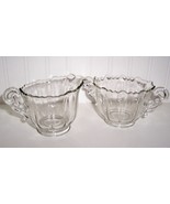 Cambridge Glass Martha Creamer &amp; Sugar Bowl/Elegant - £23.23 GBP