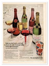 Taylor Champagne We Uncomplicate Wine Vintage 1968 Full-Page Magazine Ad - $9.70