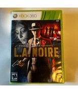 Used L.A. Noire Microsoft Xbox 360 Video Game Tested. - $8.60