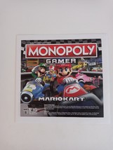 2018 Mario Kart Monopoly Gamer Replacement Piece Manual - £3.06 GBP