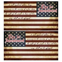 2nd Amendment USA 2A American Flag Tattered US Flag Military Left / Right 5&quot; #gr - £3.98 GBP