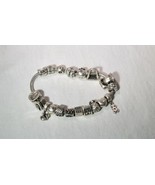 Sterling Silver Pandora Heavy Charm Bracelet K1168 - £228.86 GBP