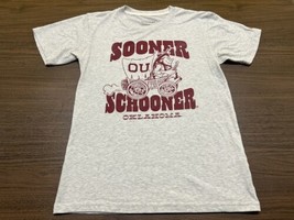 Oklahoma Sooners “Sooner Schooner” Men’s Gray T-Shirt - Homefield - Small - $16.99