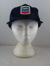 Vintage Patched Corduroy Trucker Hat - Chevron Gas Stations - Adult Snapback - £39.16 GBP