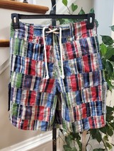 Roundtree &amp; Yorke Mens Shorts Plaid Casuals Swimwear Chino Size Small - £31.97 GBP