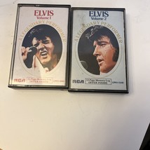 Vintage cassette tape Elvis A legendary performer Volume 1 &amp; 2 - £7.84 GBP