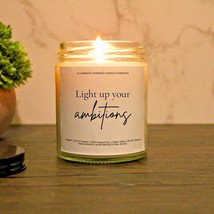 Light Up Your Ambitions Candle | Motivational Gift |Encouraging Inspirational - £19.78 GBP