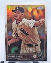 2015 Topps Chrome Chris Sale Sepia Refractor Baseball Card - £15.63 GBP