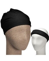 96 pack BLACK Multi-Function wristband, head wrap, scarf, hair band, scrunchie - £63.92 GBP