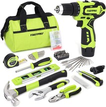 Fastpro 175-Piece 12V Cordless Drill Set, Drill Driver And Home Tool, Gr... - £71.88 GBP