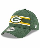 New Era Green Bay Packers 3930 2018 Super Bowl LIII Flex Fit Hat Green M... - £23.30 GBP