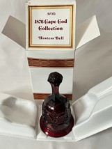 Vintage Avon 1876 Ruby Red Cape Cod Collection Hostess Bell NIB - $9.99