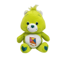 8&quot; 2004 CARE BEARS DO YOUR BEST GREEN BEAR W/ KITE STUFFED ANIMAL PLUSH TOY - $27.55