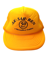 Vtg 1970 Ak-Sar-Ben 50 Years Thoroughbred Tradition Snapback Trucker Hat... - $11.83