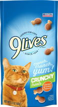 9Lives Crunchy Cat Treats, Chicken &amp; Turkey Flavor, 2.1 Ounce (Pack of 12) - £14.24 GBP
