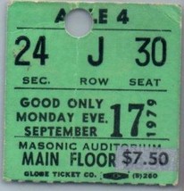 The Clash Concert Ticket Stub September 17 1979 Detroit Michigan First U... - $118.79