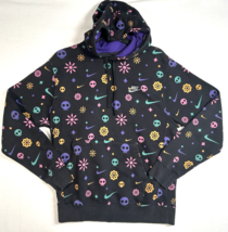 Nike Day of the Dead el Día de Muertos Hoodie with Sugar Skulls Black Small - £37.36 GBP