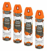 4 Packs PUMPKIN SSCENTS Odors Eliminator Air Freshener Spray 10 oz each - $26.72