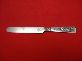 Fontainebleau by Gorham Sterling Silver Tea Knife with Crest 8 3/8&quot; Fhas - £302.93 GBP