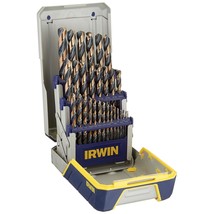IRWIN Drill Bit Set, High-Speed Steel, 29-Piece (3018005) - $142.99