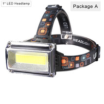 10000LM LED Headlamp COB Light Rechargeable Outdoor LED Long-Range Miner Outdoor - £54.41 GBP
