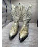 Cuadra Ostrich Leather Cowboy Western Boots Limited Edition Size 9.5 Lig... - $223.41 CAD