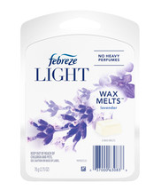 Febreze Light Odor-Eliminating Wax Melt Air Freshener, Lavender, 6 Ct  - £6.14 GBP