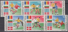ZAYIX Romania 3595-3600 MNH Sports - World Cup Soccer - National Flags 071022S08 - £2.00 GBP