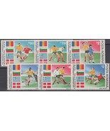 ZAYIX Romania 3595-3600 MNH Sports - World Cup Soccer - National Flags 0... - $2.55