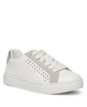 Steve Madden Big Girls JBianca White Fashion Sneaker, Size 1 - £27.76 GBP