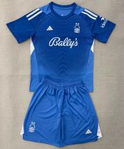 Nottingham Forest GK Goalkeeper Blue Shirt 2025/26 Kids Kit - $35.00
