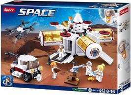 Sluban  - SLU08660 - Space Base Building Blocks - 642 pc - £47.81 GBP