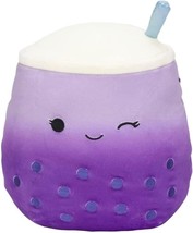 Squishmallows Plush 7.5&quot; Poplina The Boba Purple  Plush Toy. Official. NWT - $19.59