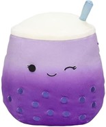 Squishmallows Plush 7.5&quot; Poplina The Boba Purple  Plush Toy. Official. NWT - £15.47 GBP