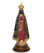 Our Lady of Aparecida statue, Brazil, 8.5&quot; inches / 22 cm - $644.38 MXN