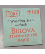 NOS Genuine Bulova Cal. 10AK - Watch Winding Stem - Hack #16H - $290.38 MXN