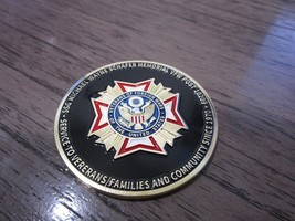 Veterans Of Foreign Wars Forever Grateful For Your Service Challenge Coin #266R - £8.55 GBP
