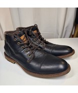Bull Boxer Holten Boots Leather Sz11 Lace Up, Zip Sides, Industrial Dist... - $66.18 CAD