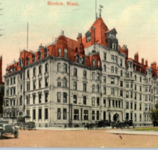 Hotel Vendome Postcard Vintage Commonwealth Avenue Boston Massachusetts ... - £10.00 GBP