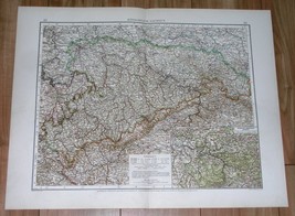 1912 Original Antique Map Of Kingdom Of Saxony / Germany Sachsen Leipzig Dresden - £22.85 GBP