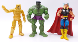 2010 Hasbro Marvel Universe Avengers 3.75” Figure 3-Pack Iron man Hulk Thor - £26.86 GBP