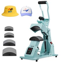 VEVOR Hat Heat Press Machine, with 4pcs Interchangeable Platens, Time Co... - €93,51 EUR