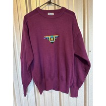 Meister Wool Blend Ski Snowboard Mens Pullover Baggy Sweater Size Medium - $1,023.42 MXN
